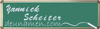Yannick Scheiter Visitenkarte